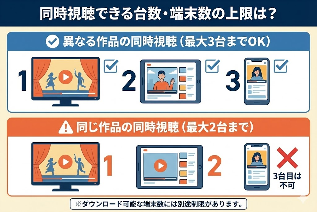 Amazonプライムビデオの同時視聴は何台まで？家族共有のやり方・プロフィール設定・注意点